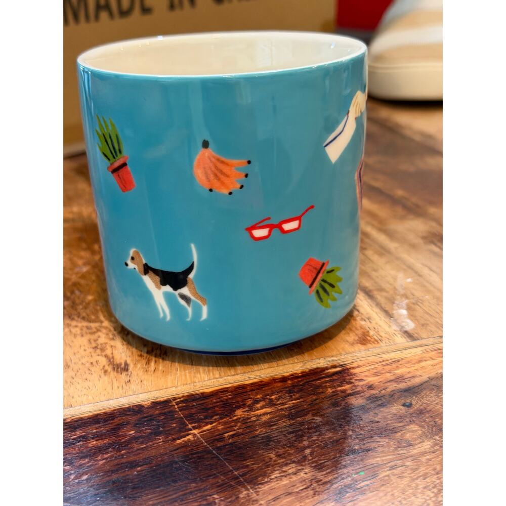 Anthropologie Mug Cup Globe Dog Banana Martini Eye Glasses Plant Carpet Travel